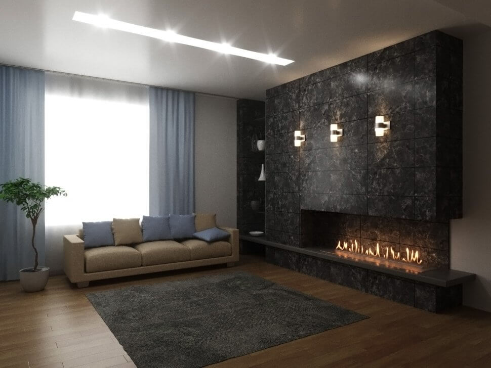 Автоматический биокамин Lux Fire Smart Flame 1900 RC